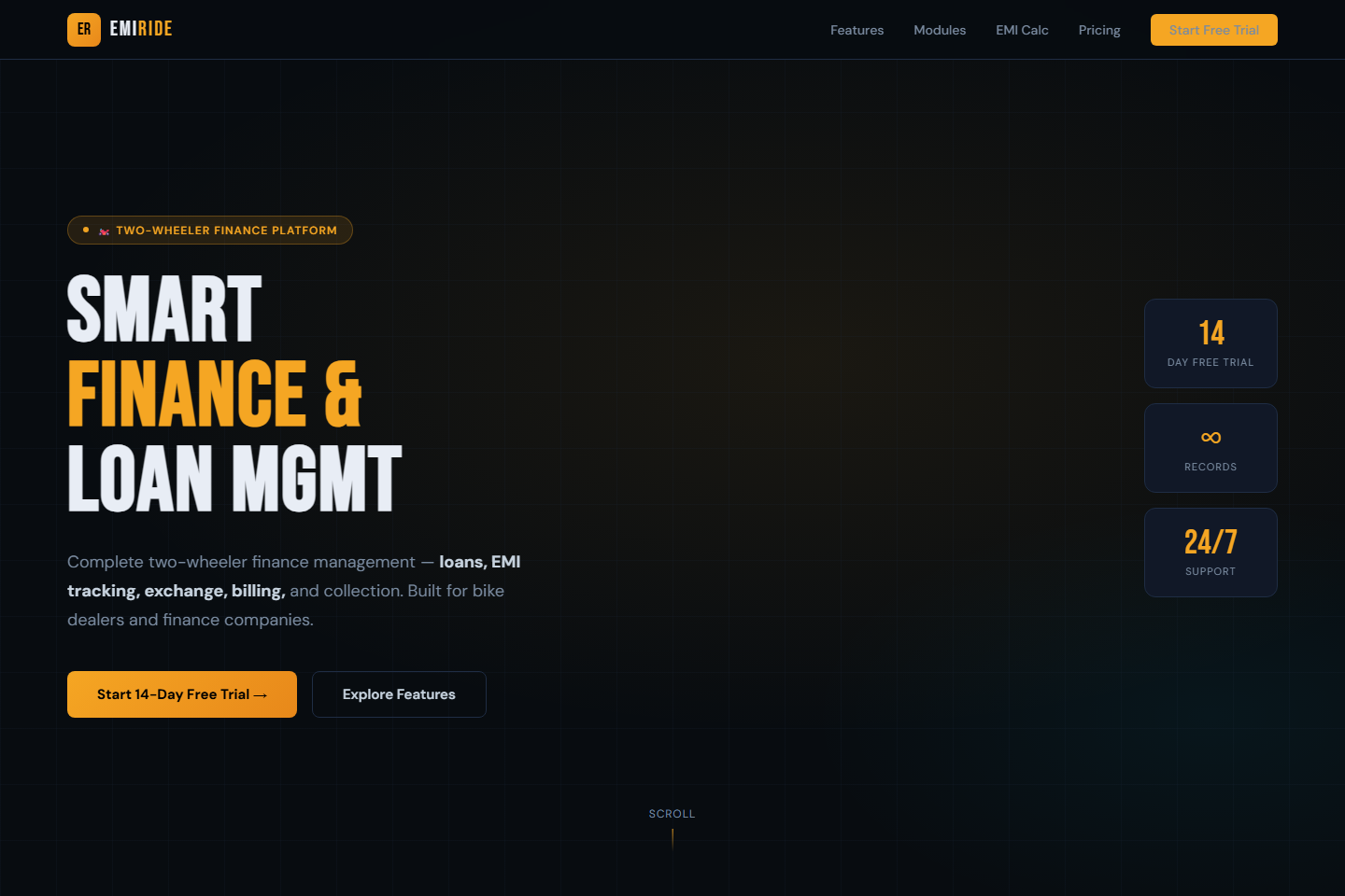 EMI Ride screenshot
